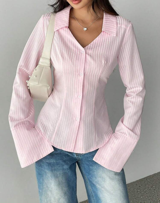 Bubblegum Button Down Shirt