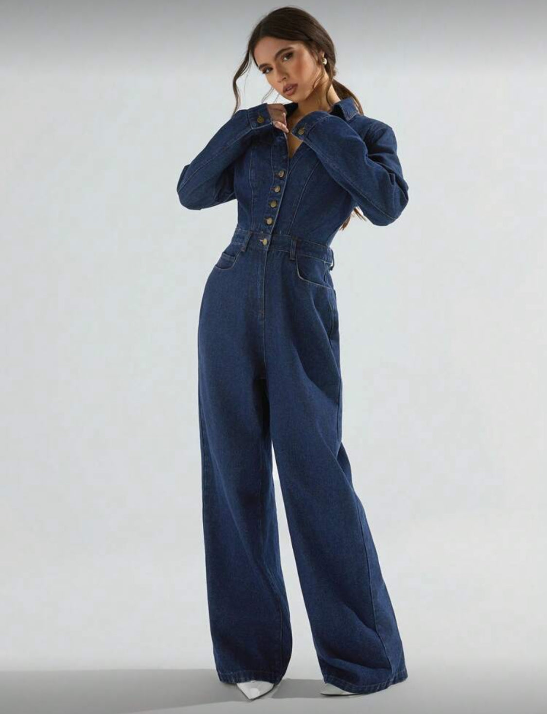 Dark Denim Jumpsuit