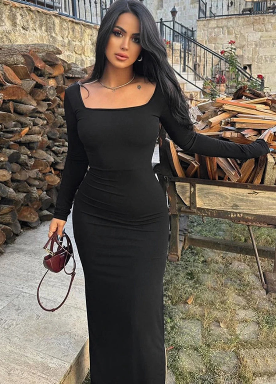 Lace Up Back Bodycon