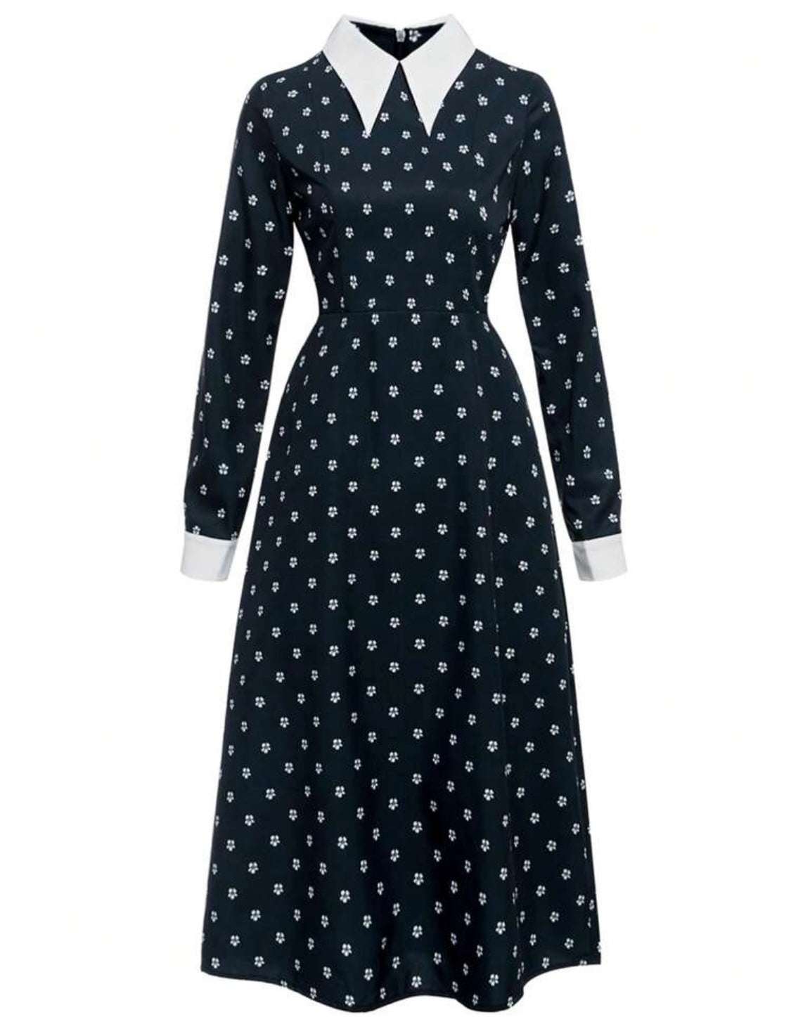 SHEIN Disty Floral Wednesday inspired Dress