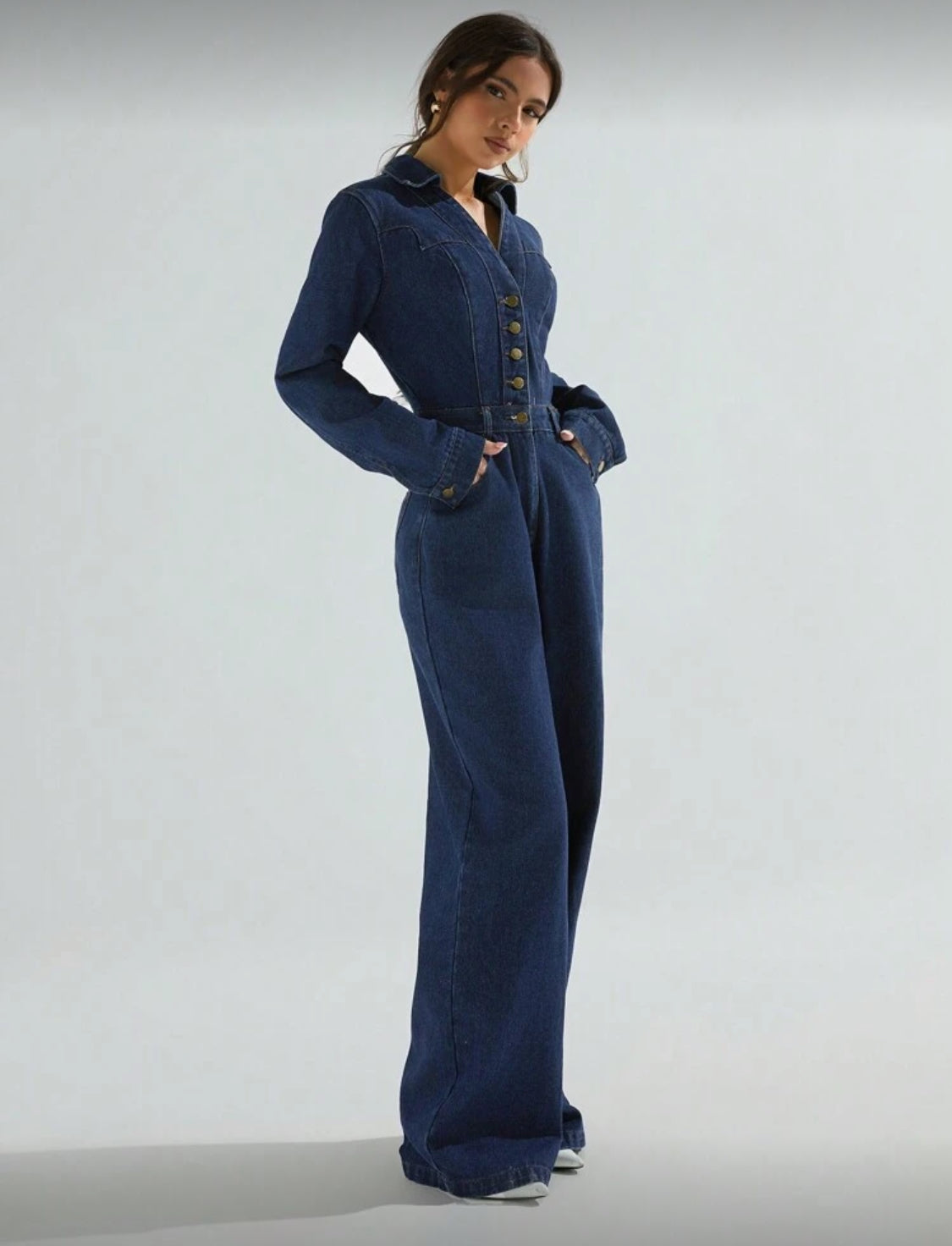 Dark Denim Jumpsuit