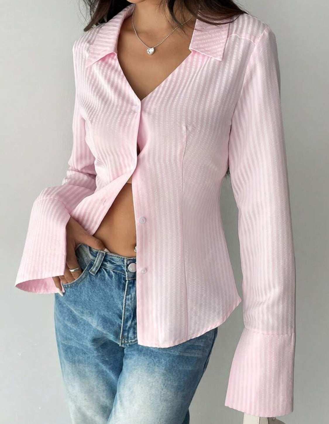 Bubblegum Button Down Shirt