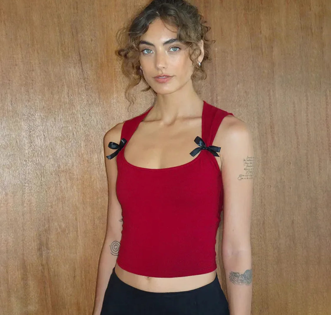 Bow knot Vest