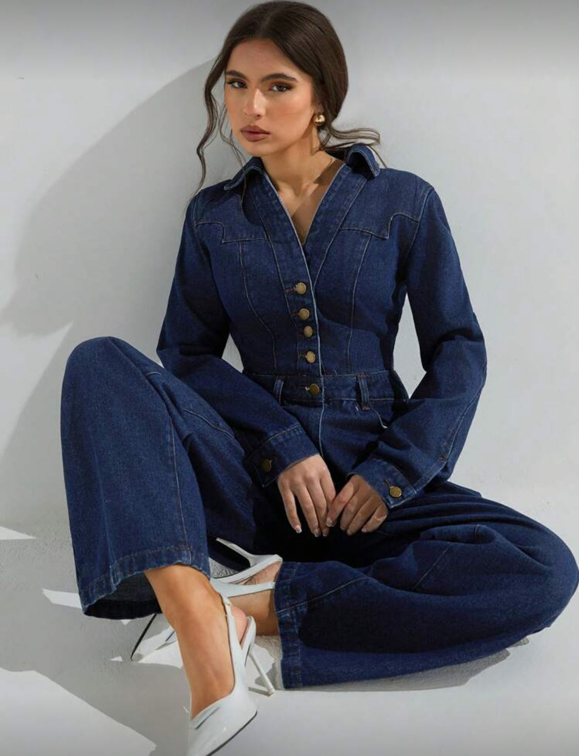 Dark Denim Jumpsuit