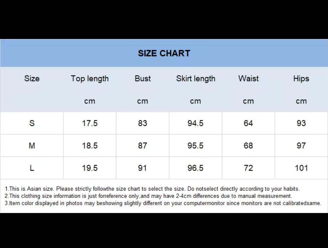 Snow Blossom Skirt Set