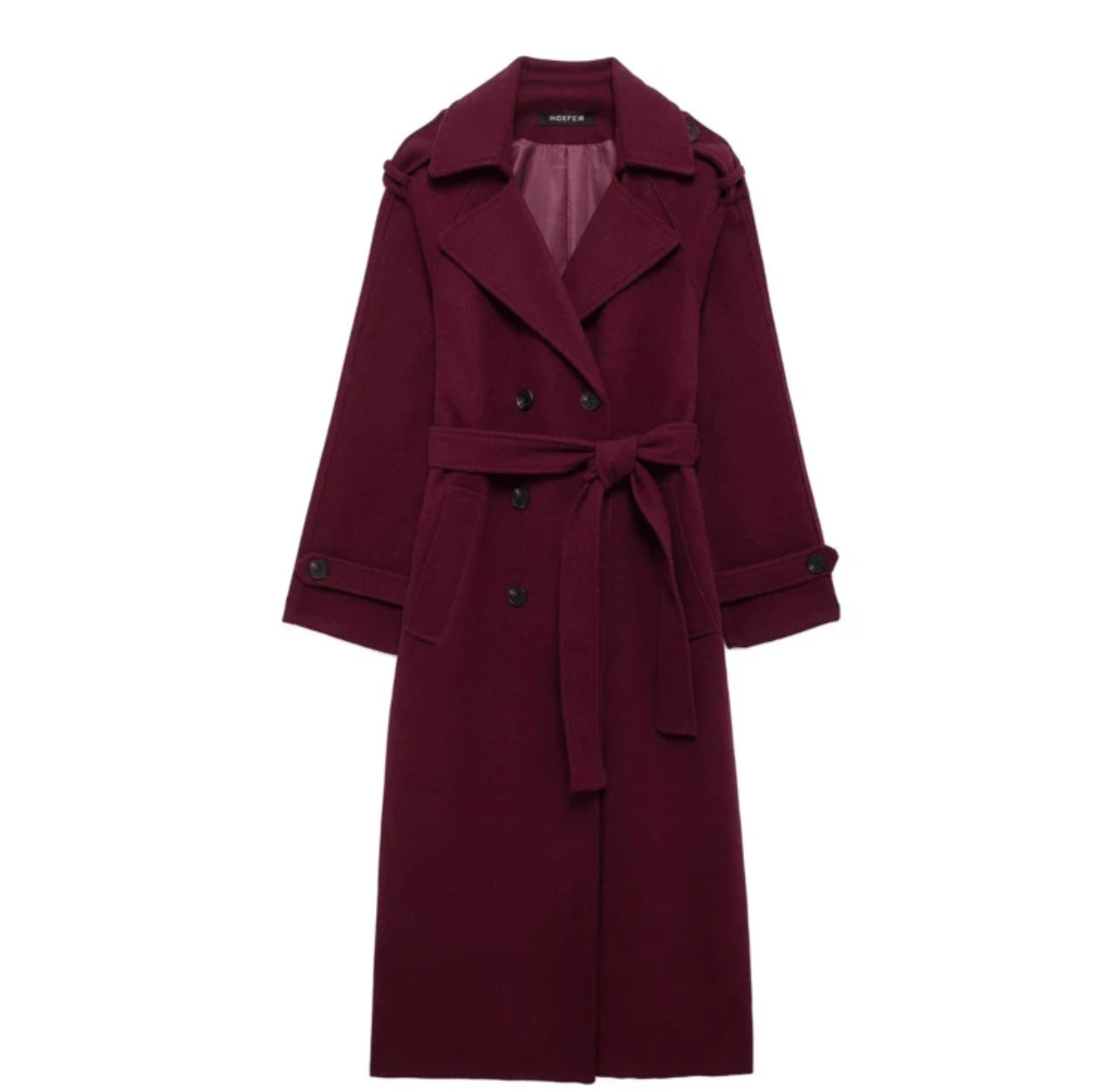 Burgundy Long Coat
