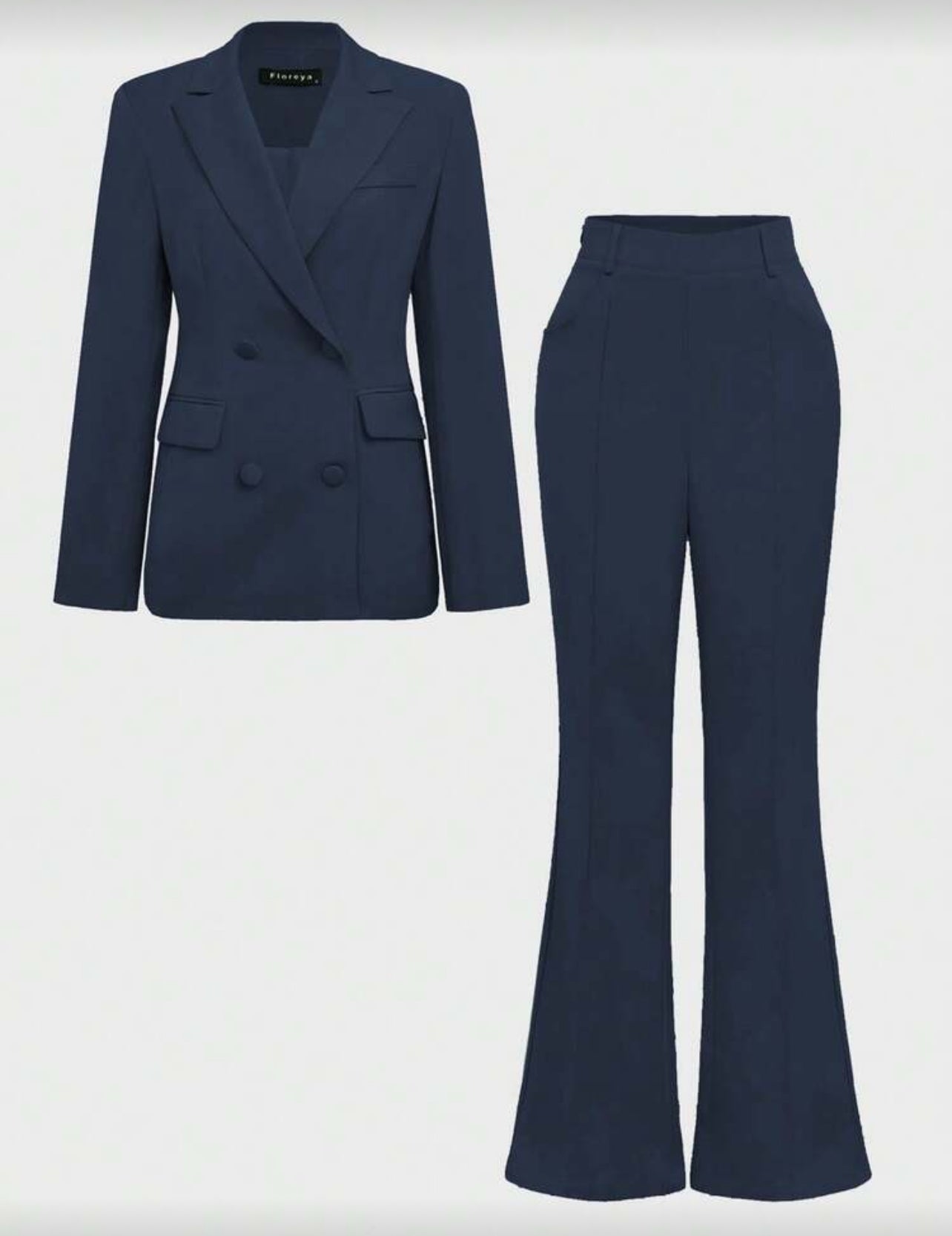 Commute Basic Blazer Suit Set