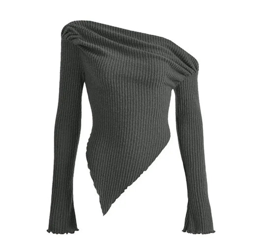 Asymmetrical Streetwear Top