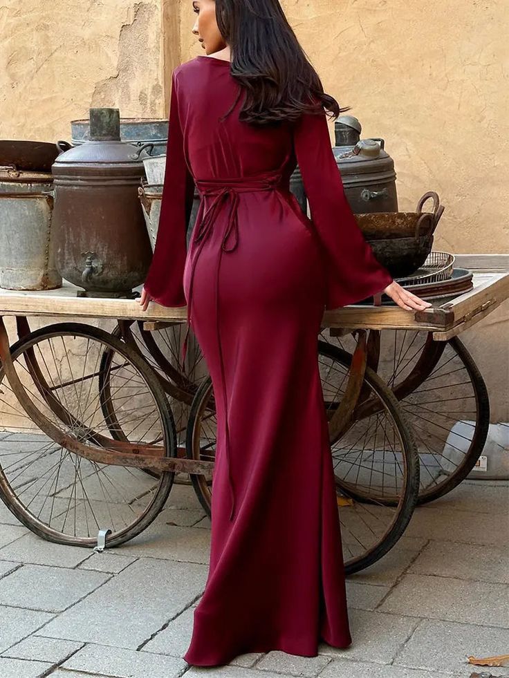 Siren Back Tie Dress