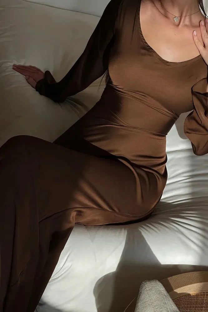 Siren Back Tie Dress