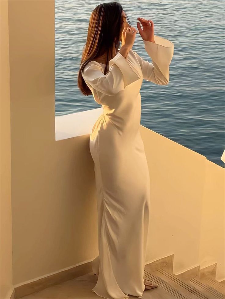 Siren Back Tie Dress