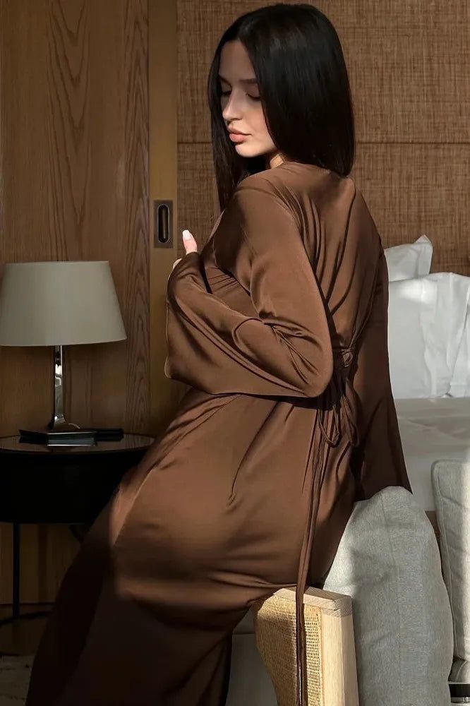 Siren Back Tie Dress