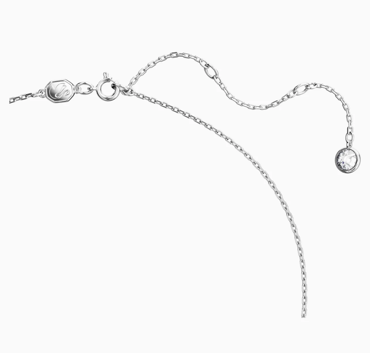 Swarovski | Swan Pendant,Swan,Medium,White,Rhodium plated photo 4