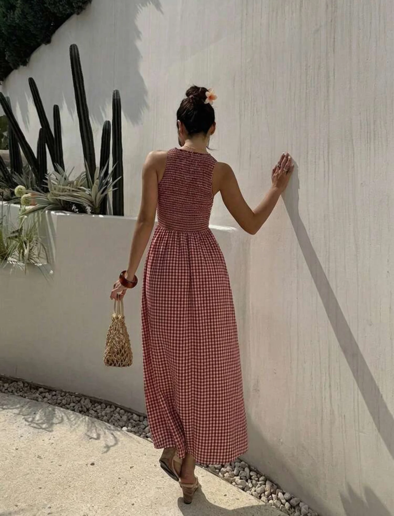 Red Plaid Dress photo 5