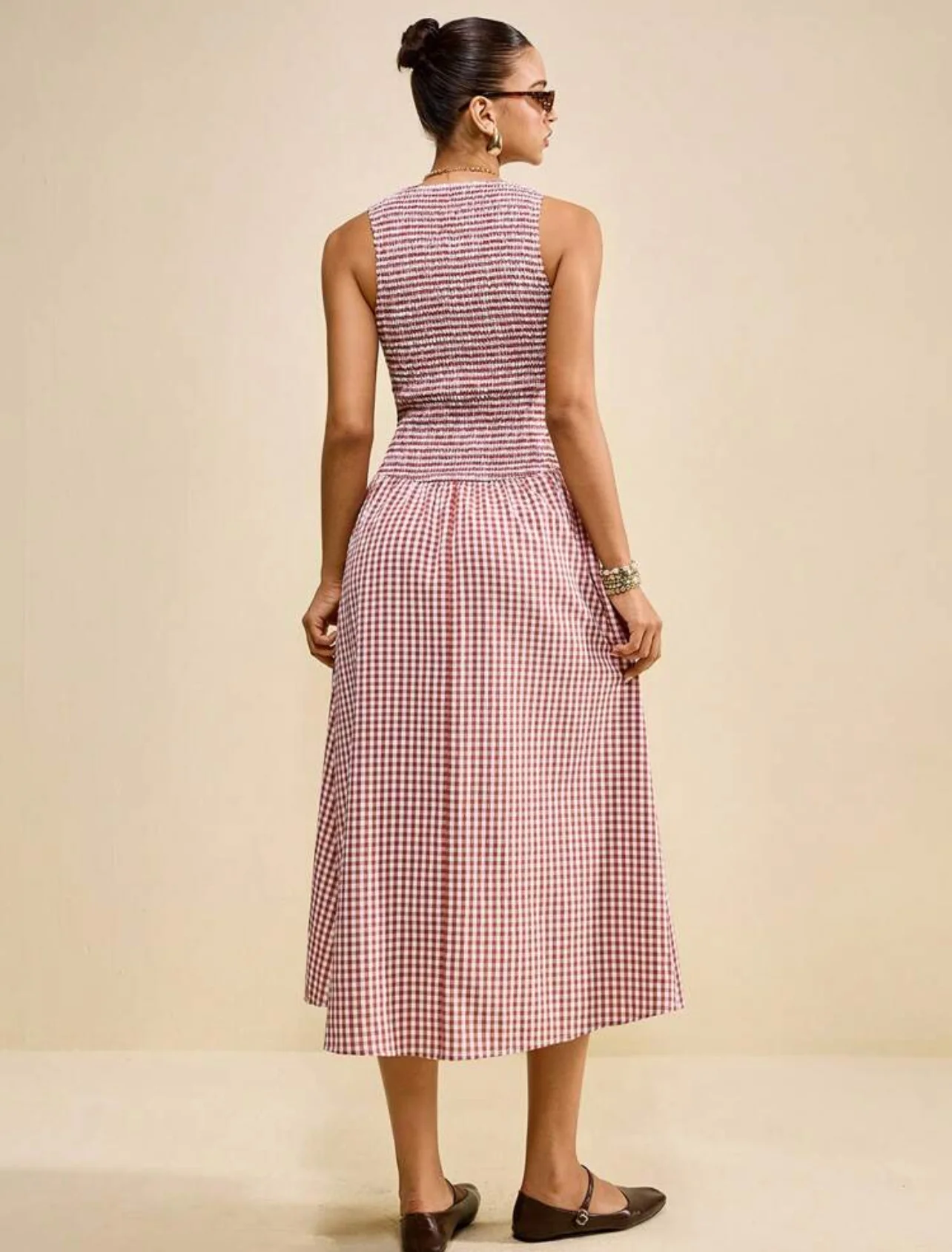 Chocolate Plaid Dress photo 2